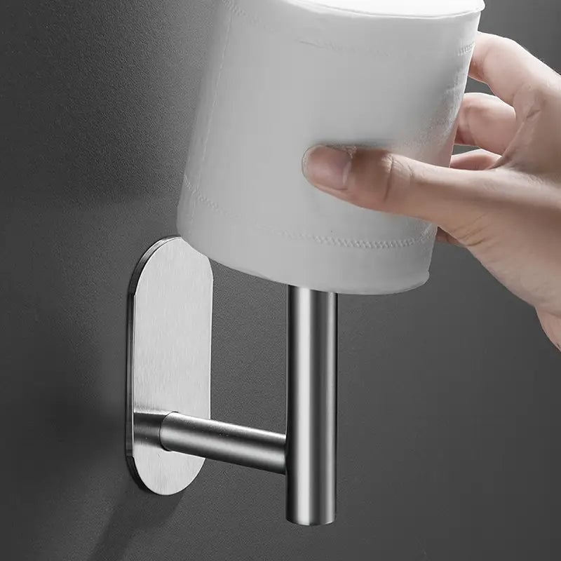 Porta rotolo di carta igienica a parete in acciaio inox