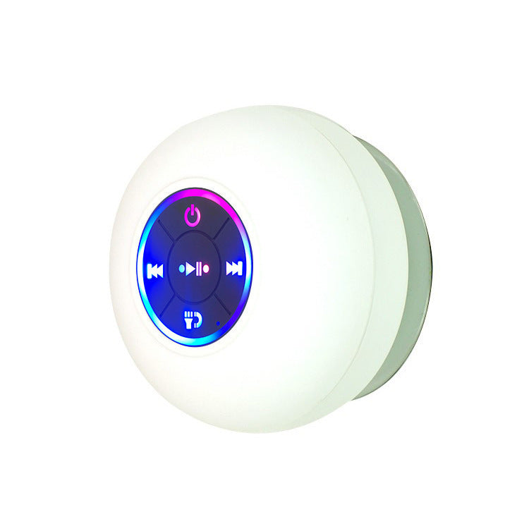Mini altoparlante da doccia Bluetooth con luce LED