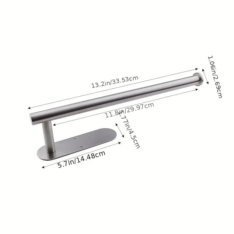 Porta rotolo di carta igienica a parete in acciaio inox