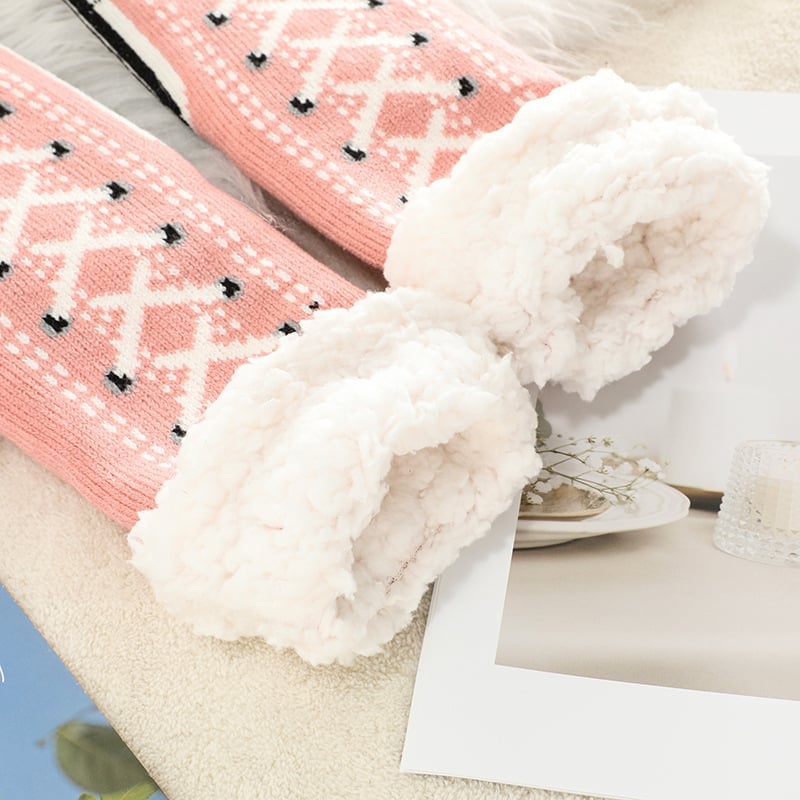 Calzini tipo pantofola in cashmere ultraspesso