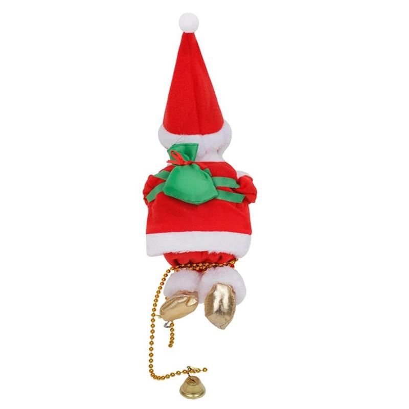 Babbo Natale che si arrampica