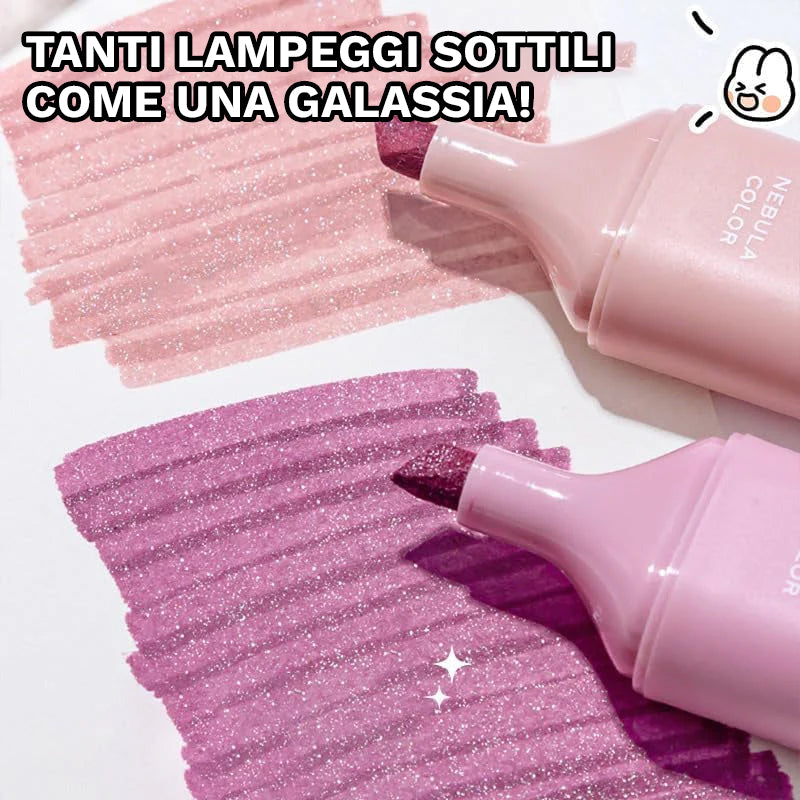 Set di pennarelli scintillanti