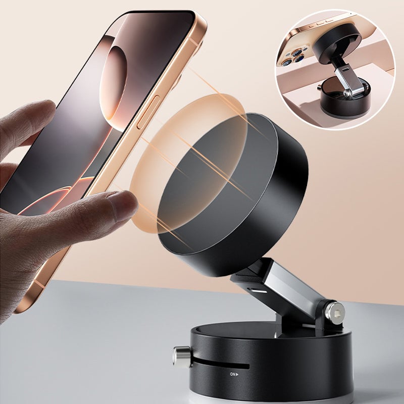 Supporto magnetico a ventosa