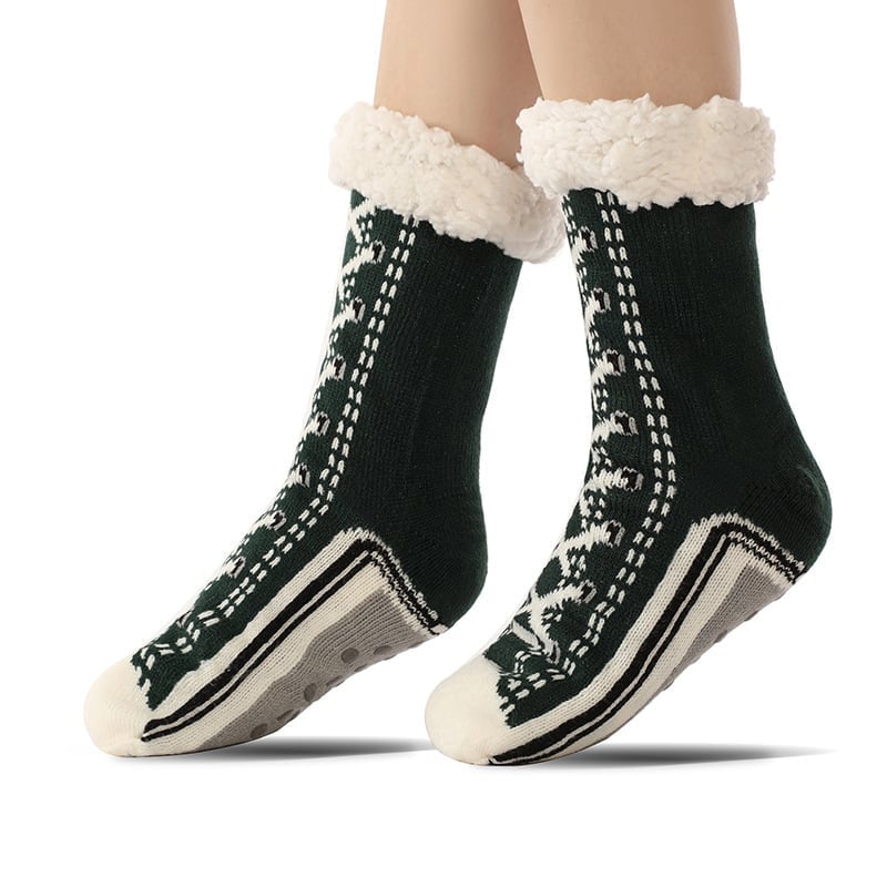 Calzini tipo pantofola in cashmere ultraspesso