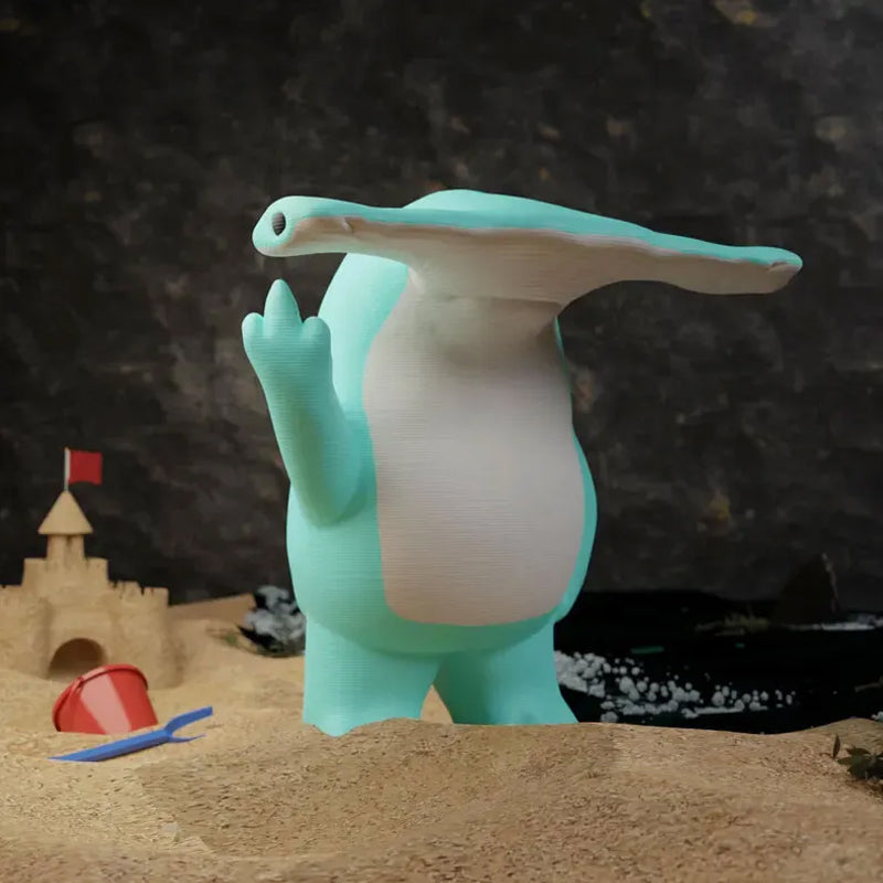 Statua da scrivania di animale divertente