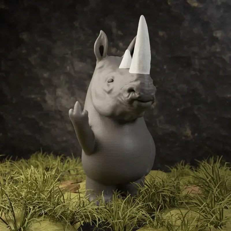 Statua da scrivania di animale divertente