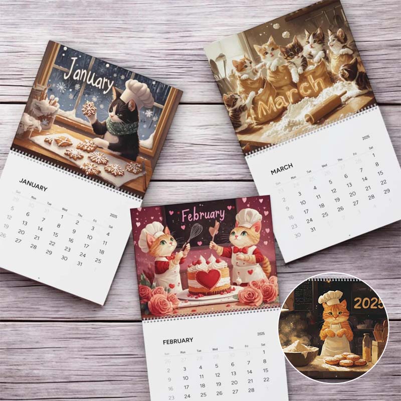 Calendario dei Gatti Cuochi 2025