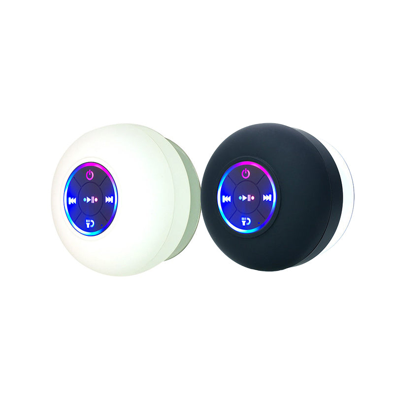 Mini altoparlante da doccia Bluetooth con luce LED