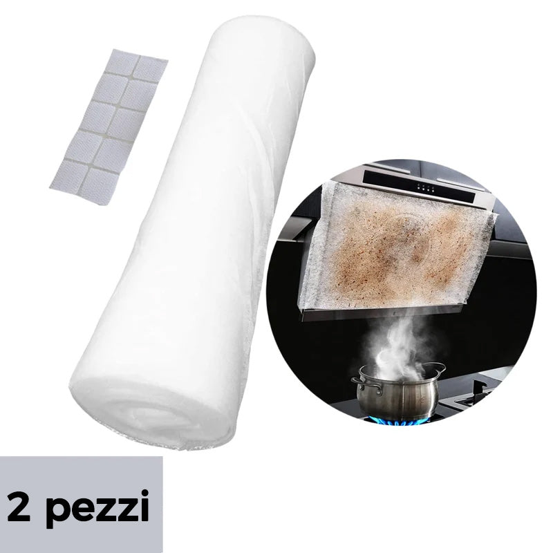 Carta filtro per cappa da cucina