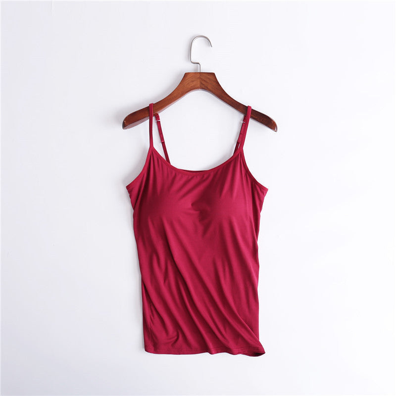 Canotta con reggiseno incorporato