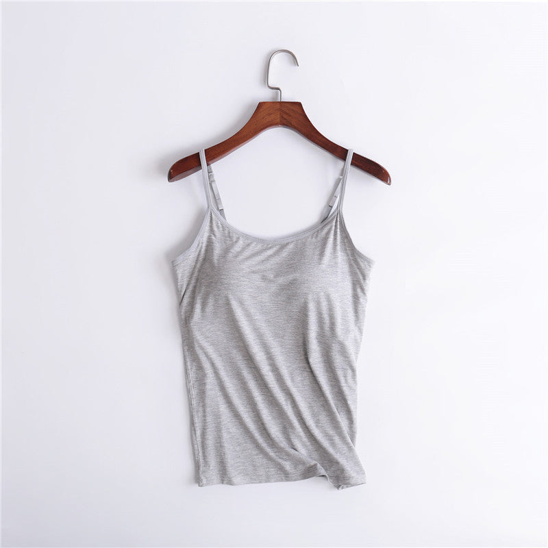 Canotta con reggiseno incorporato