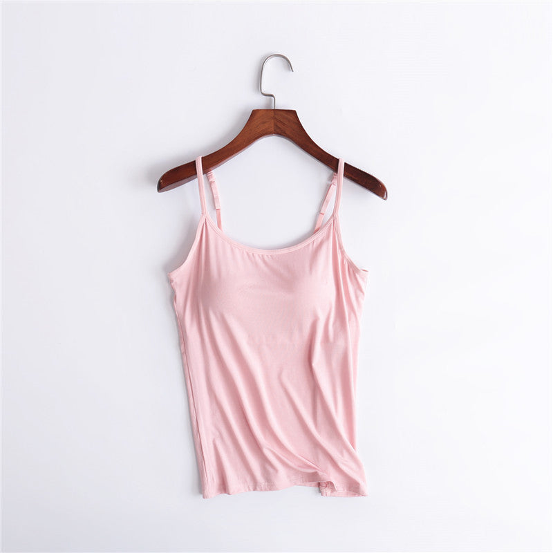 Canotta con reggiseno incorporato