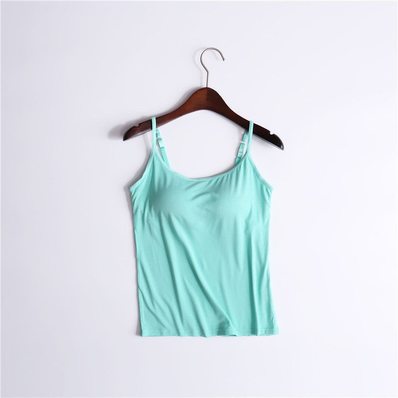 Canotta con reggiseno incorporato