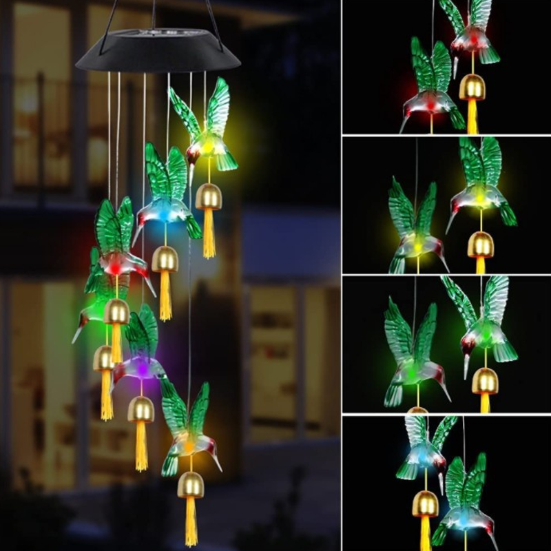 Carillon Solare a LED con Colibrì