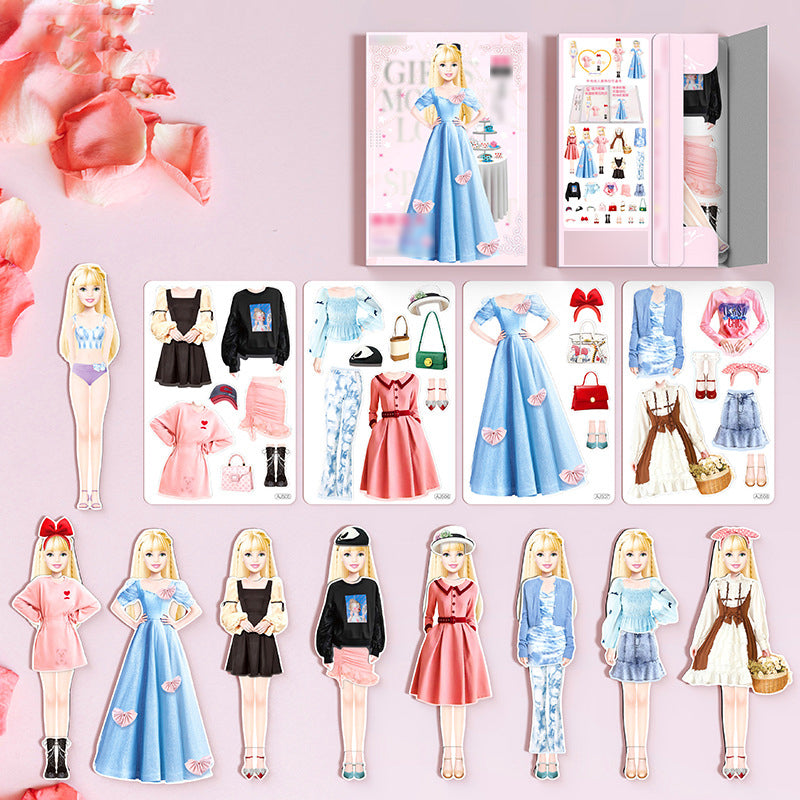 Bambola magnetica da vestire per bambini