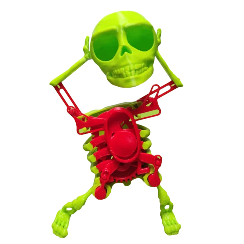 Teschio 3D danzante e oscillante