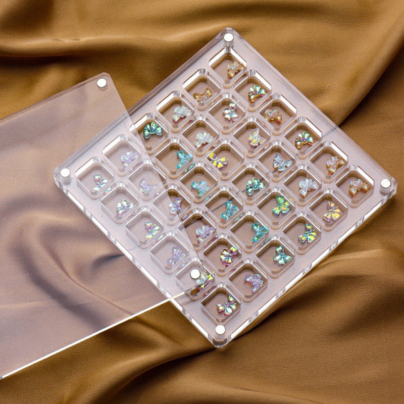 Espositore con guscio magnetico in acrilico