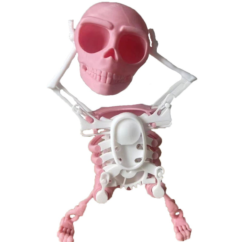 Teschio 3D danzante e oscillante