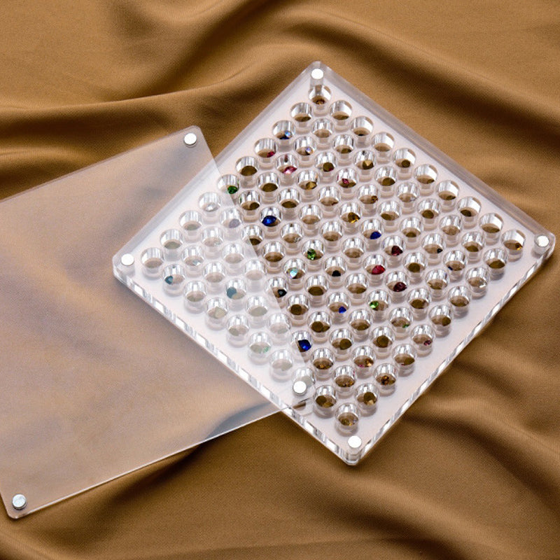 Espositore con guscio magnetico in acrilico