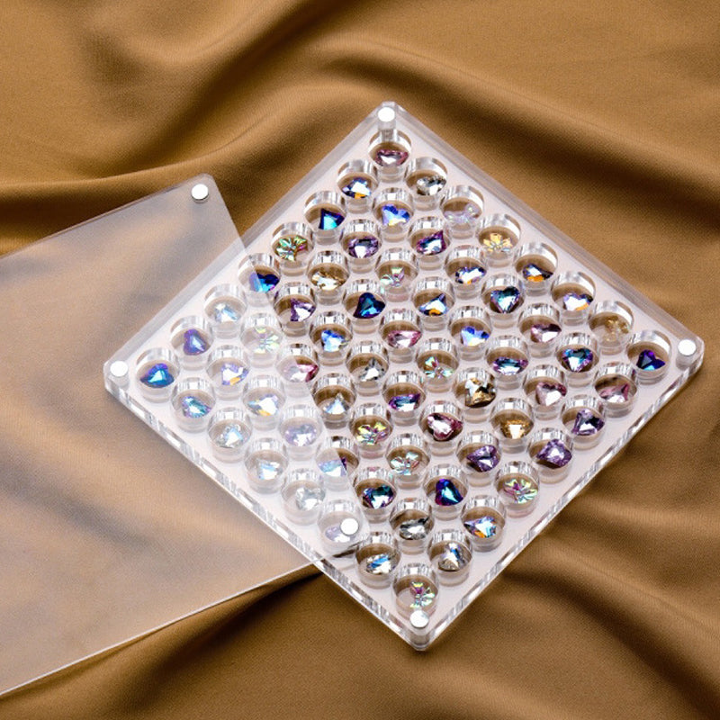 Espositore con guscio magnetico in acrilico