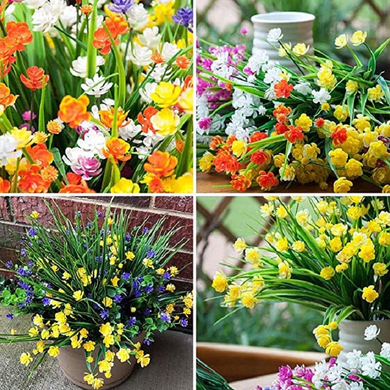 Fiori artificiali da esterno (2 pacchi)