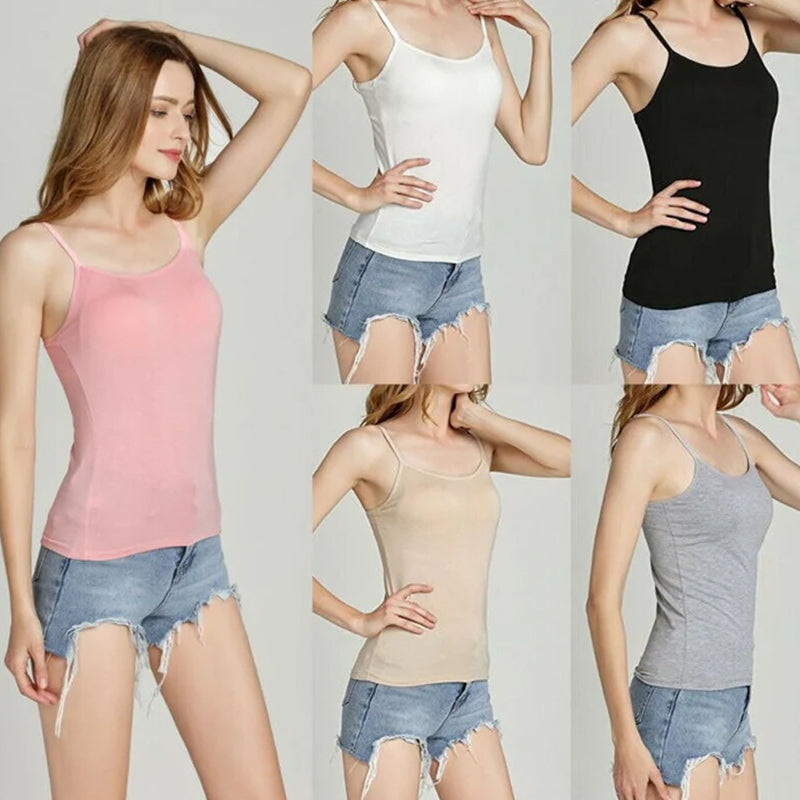 Canotta con reggiseno incorporato