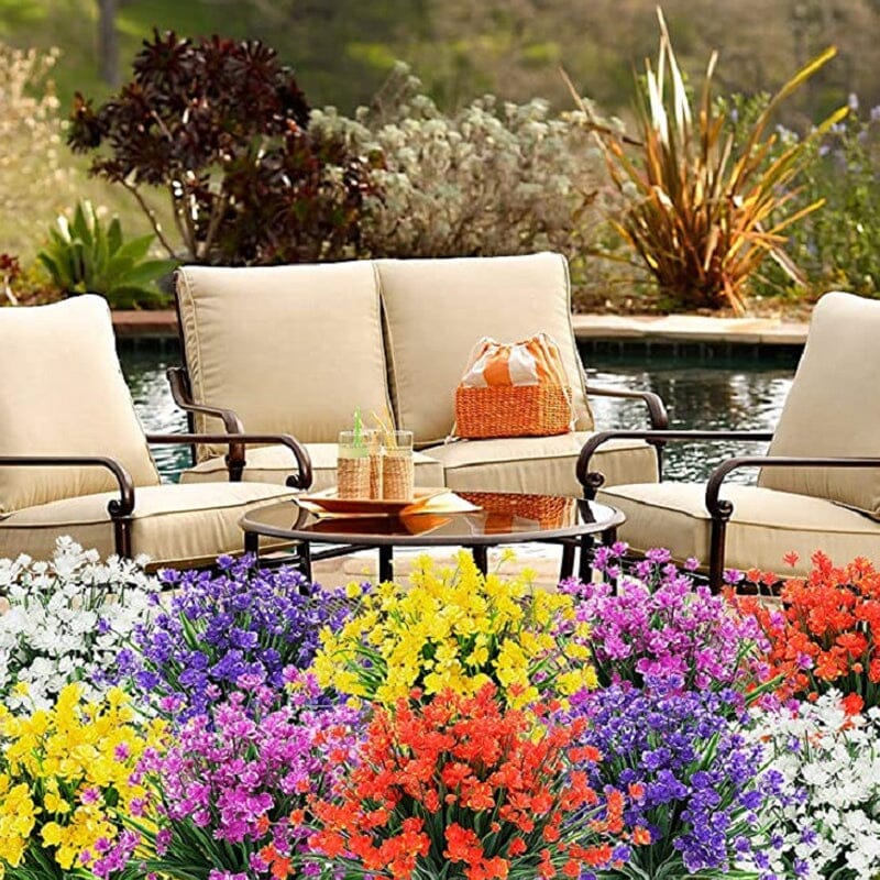 Fiori artificiali da esterno (2 pacchi)