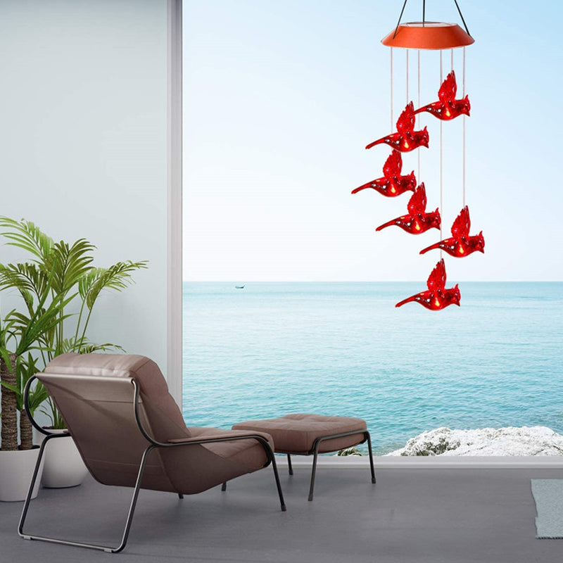 Carillon Solare a LED con Colibrì