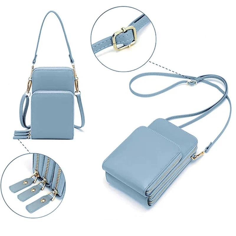 Borsa a tracolla piccola in pelle