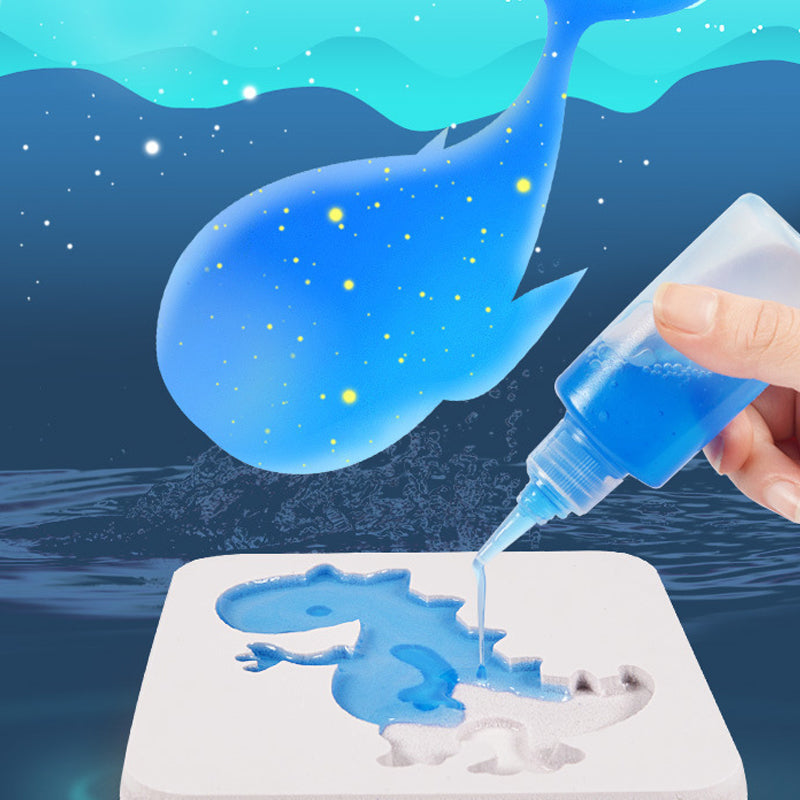 🦀 Magia dell'Acqua ELF, Set di Giocattoli Sensoriali Fatti a Mano con Gel d'Acqua per Bambini