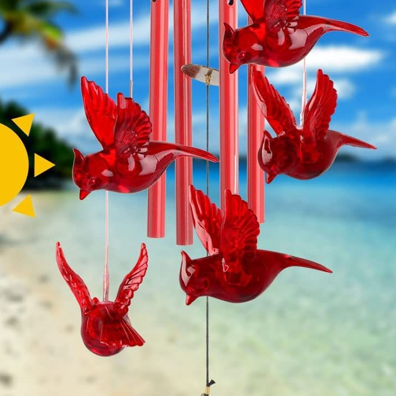 Carillon Solare a LED con Colibrì