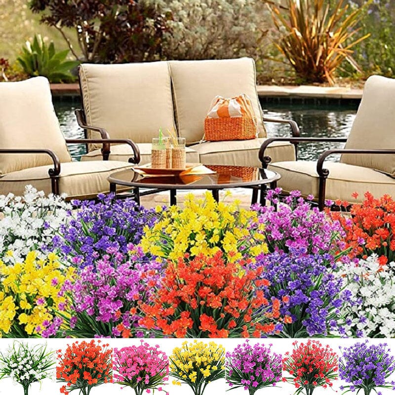 Fiori artificiali da esterno (2 pacchi)