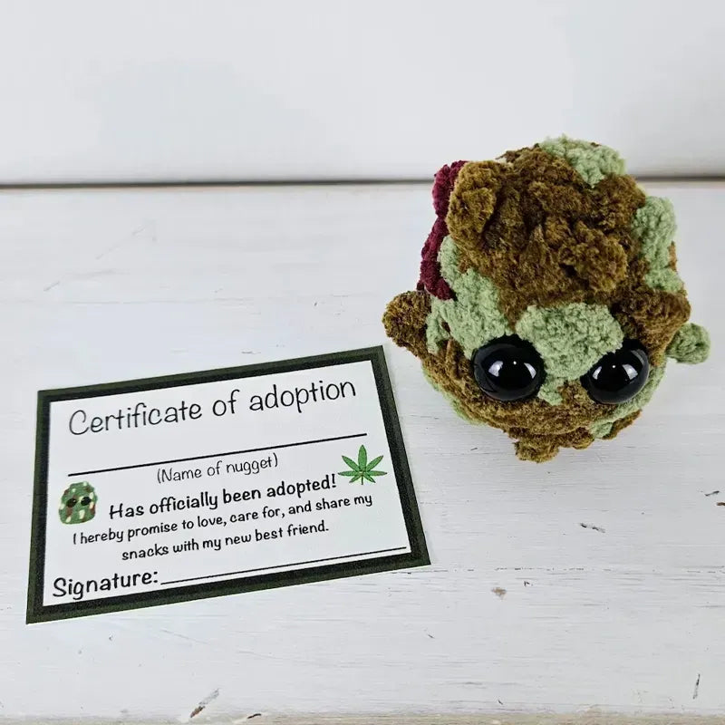 Adotta un peluche di pepite d'erba