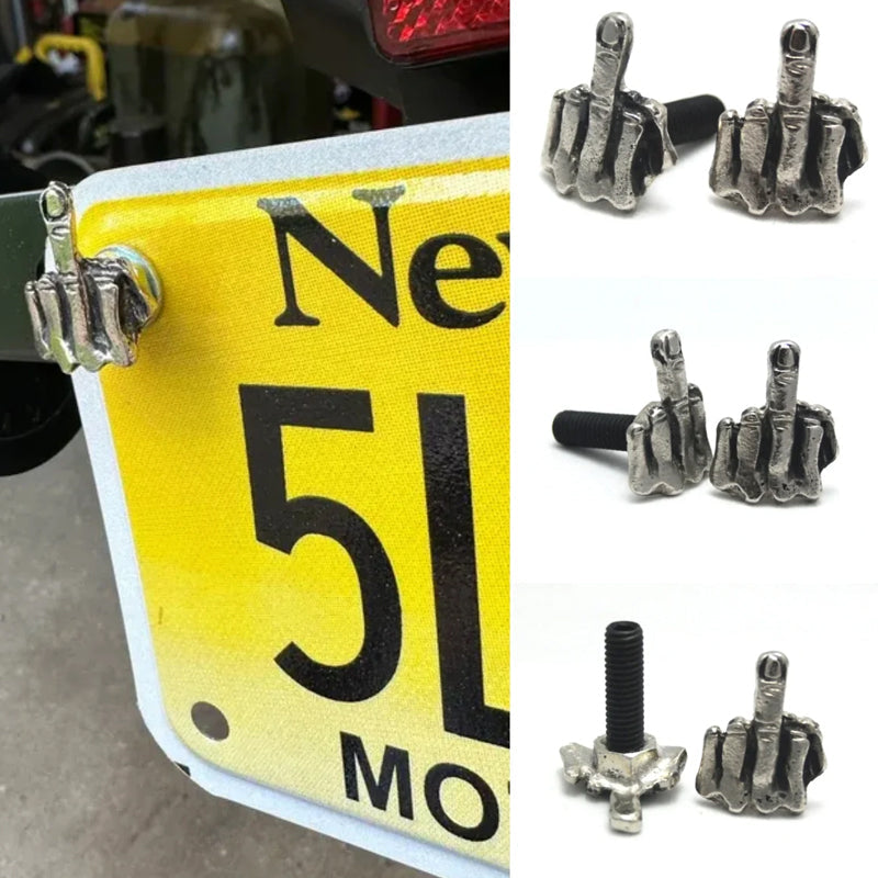 Bullone a dito in metallo divertente (4 pz.)