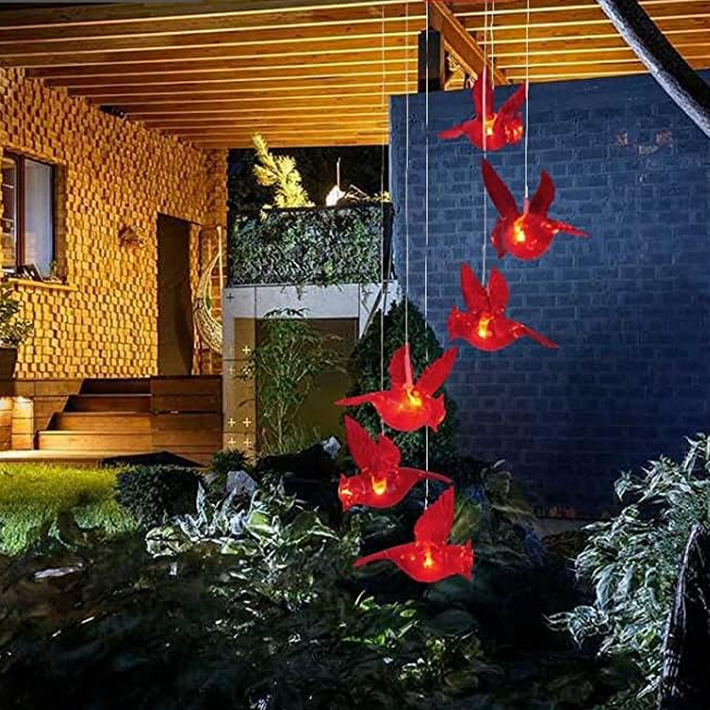 Carillon Solare a LED con Colibrì