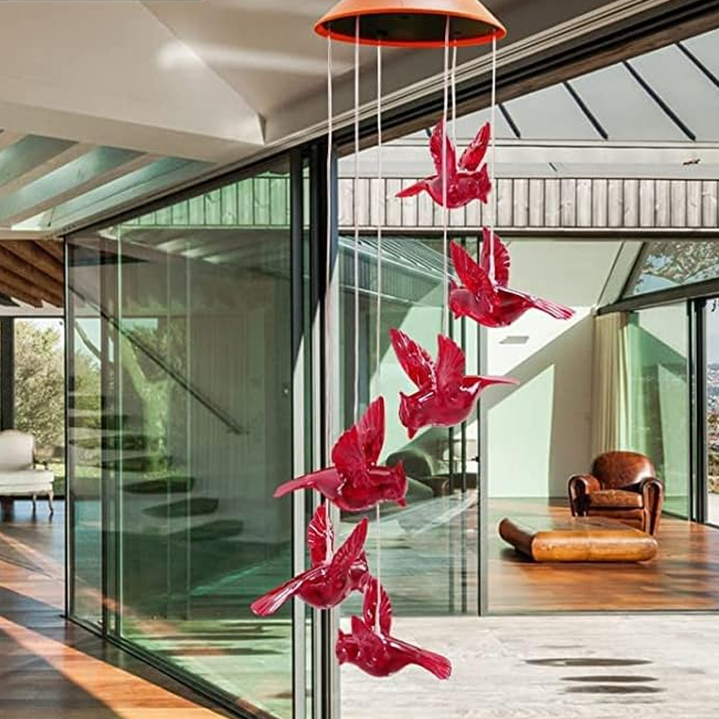 Carillon Solare a LED con Colibrì