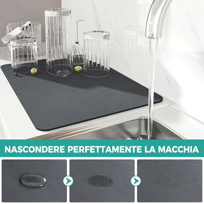 Tappetino drenante per cucina super assorbente
