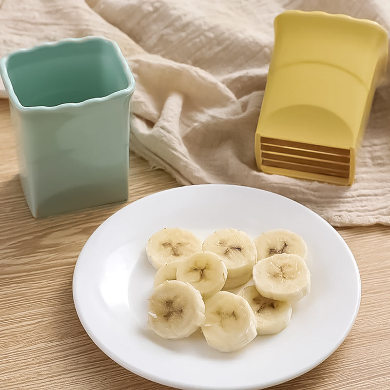Affettatrice per bicchieri in acciaio inox per uova di frutta