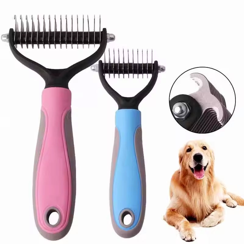 Pettine smacchiatore adatto agli animali domestici