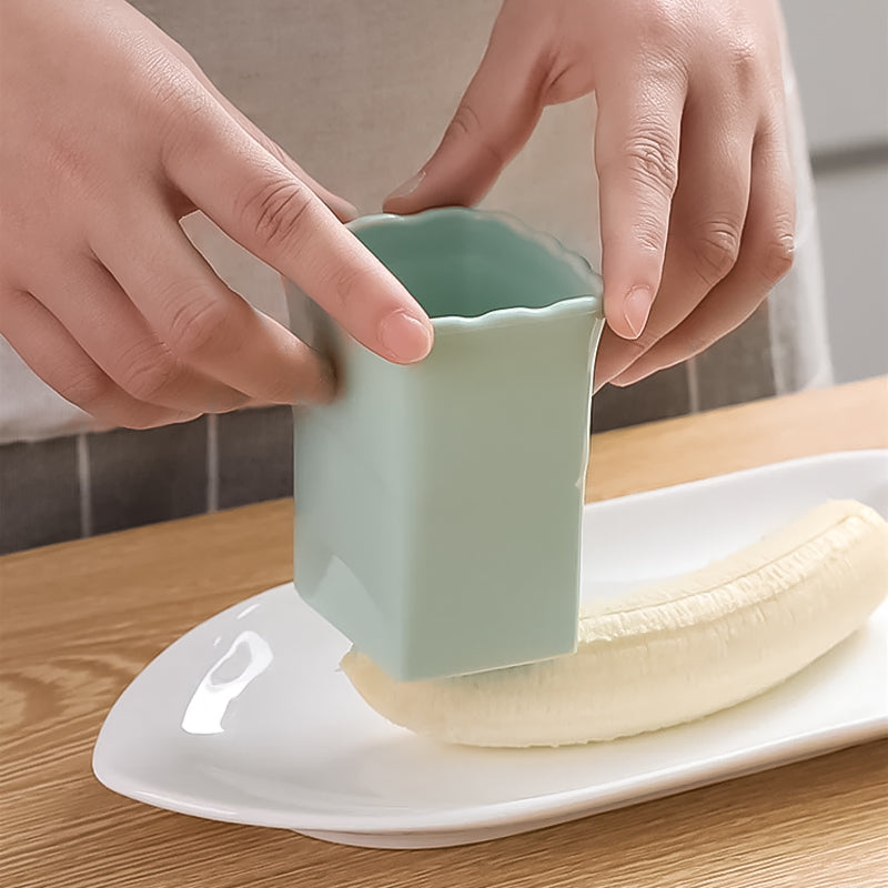 Affettatrice per bicchieri in acciaio inox per uova di frutta