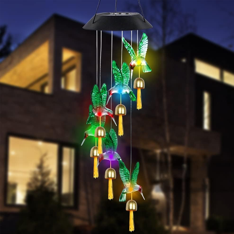 Carillon Solare a LED con Colibrì