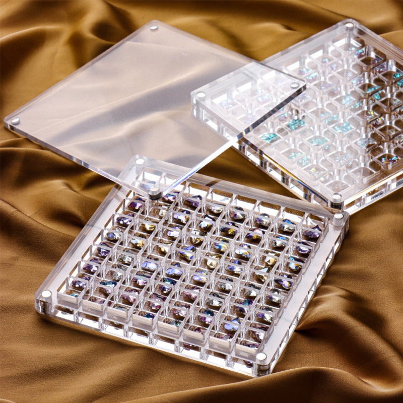 Espositore con guscio magnetico in acrilico