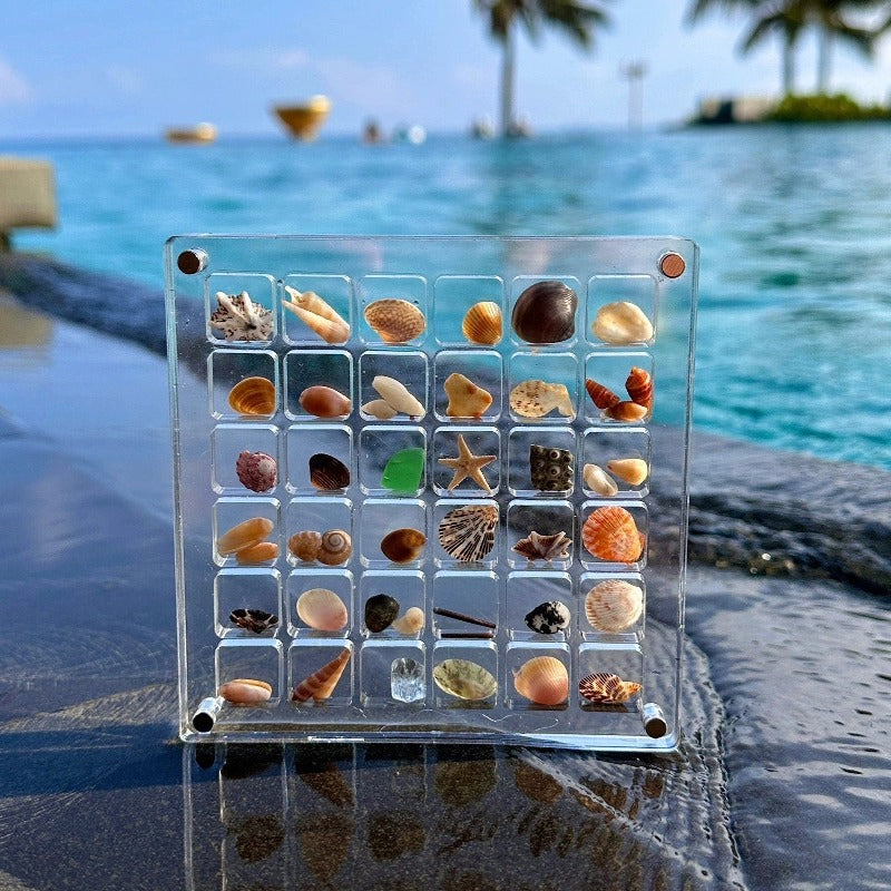 Espositore con guscio magnetico in acrilico