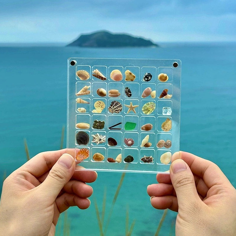 Espositore con guscio magnetico in acrilico