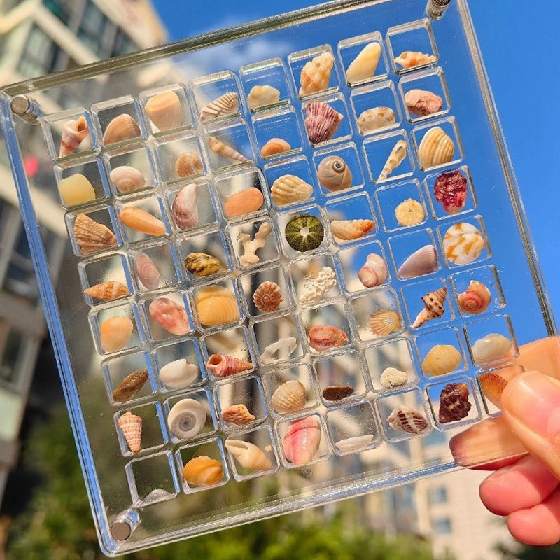 Espositore con guscio magnetico in acrilico