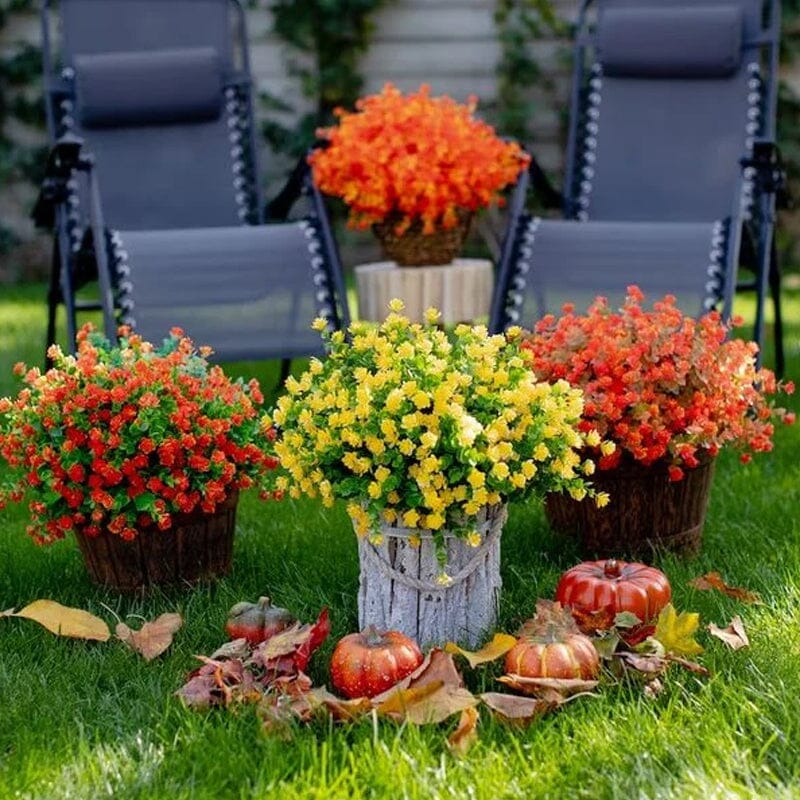 Fiori artificiali da esterno (2 pacchi)