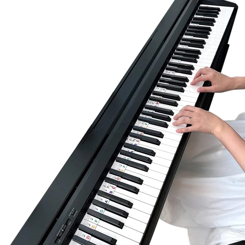 Etichette rimovibili per le note della tastiera del pianoforte