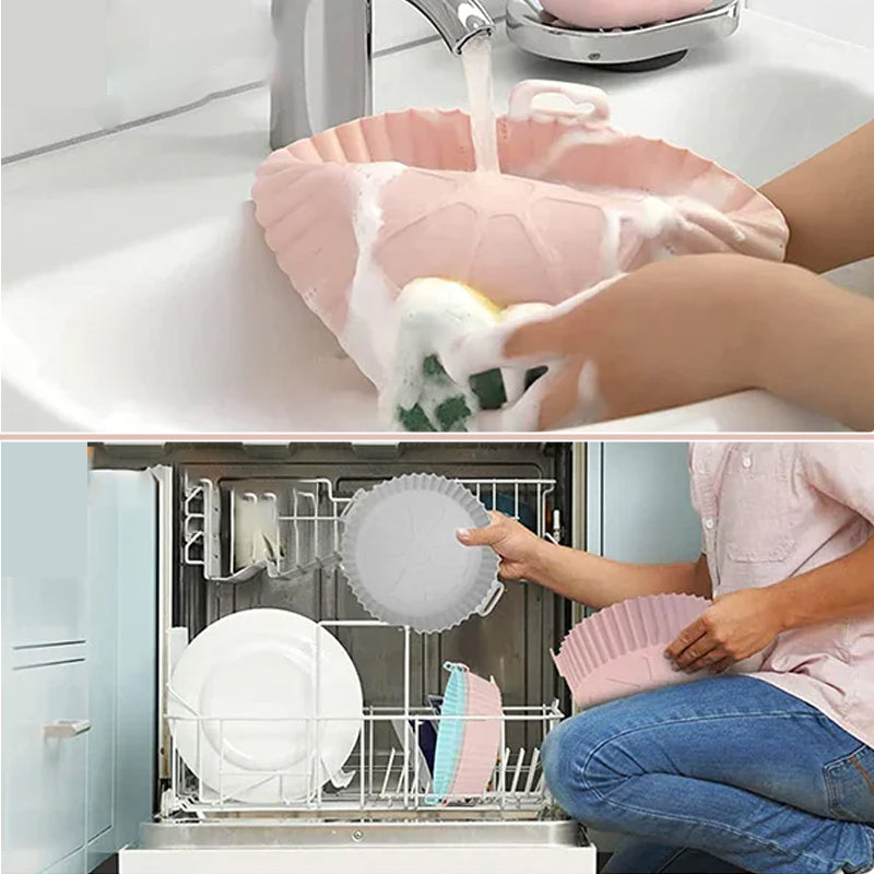 Teglia da forno in silicone per friggitrice ad aria