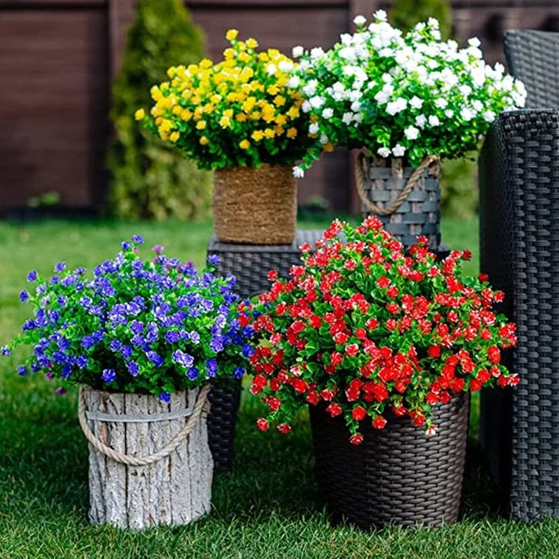 Fiori artificiali da esterno (2 pacchi)