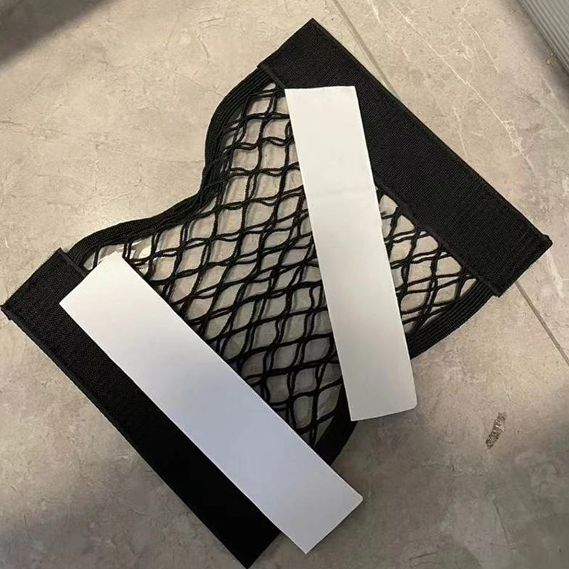 Borsa in rete per conservare sacchetti di plastica (con nastro adesivo)